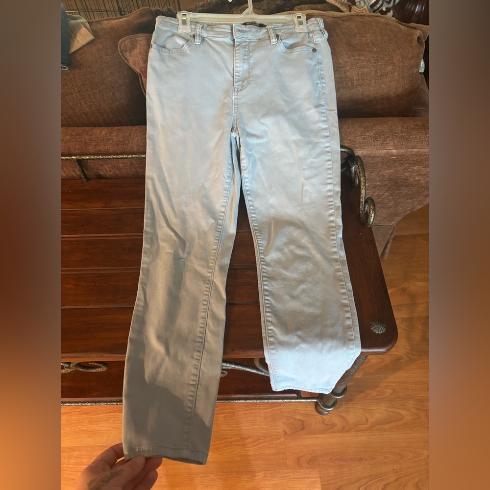 Buffalo David Bitton Women's Light Blue Straight Leg Jeans